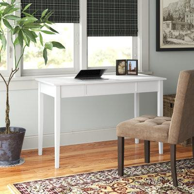 Andover Mills Computer Desk 47.25Inch Long/White With 1 Drawer For Home Office And Small Spaces. Ideal For Writing, Gami in Desks