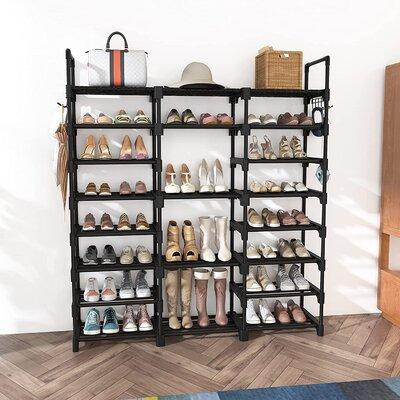 Rebrilliant Shoe Rack Shoe Organizer 8 Tiers Shoe Rack For Entryway Holds 46-50 Pairs Shoe And Boots Shelf Organizer Sto in Other
