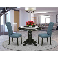 Winston Porter Barcomb 2 - Person Solid Wood Dining Set