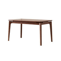 Corrigan Studio All solid wood dining table walnut rectangular simple