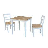 Rosecliff Heights Croce 2 - Person Solid Wood Dining Set