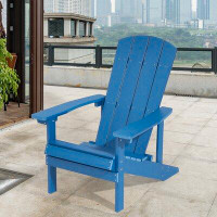 Rosecliff Heights Outdoor Adirondack Chair,  Plastic Adirondack Fire Pit Chair For Patio, Deck And Garden