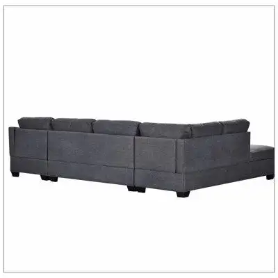 Latitude Run® Ustyle Modern Large  U-Shape Sectional Sofa, Double Extra Wide Chaise Lounge Couch
