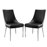 Orren Ellis Leatherette Dining Chair, Kitchen Chairs, Modern Dining Room Chairs