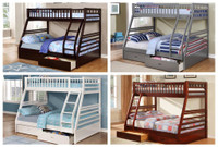 ELLIE TWIN/FULL BUNK BED WITH DRAWERS AT WHOLESALE PRICE(OPTION TO PAY ON DELIVERY AVAILABLE ON WEBSITE)