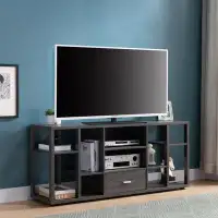 Ebern Designs Tv Stand With Eight Shelves