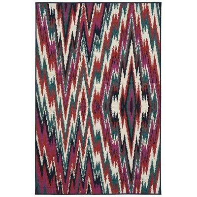 Dakota Fields Tapis décoratif rectangulaire multi 1 pi 11 po x 3 pi 7 po Eleta Collection in Rugs, Carpets & Runners in Québec