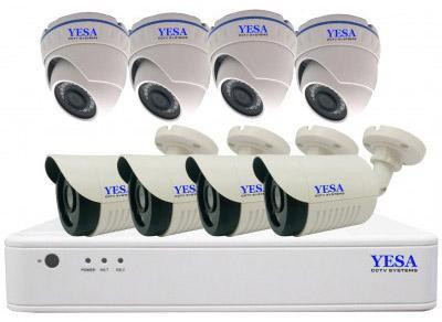 YESA® 8 Camera SECURITY CAMERA SYSTEM in Security Systems