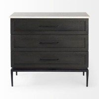 Joss & Main Margorie 3 Drawer 36" W Solid Wood Dresser