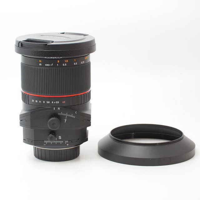 Rokinon 24mm f3.5 full frame tilt-shift lens for pentax (ID - 2058 SB) in Cameras & Camcorders