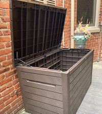 Outdoor Patio Furniture Storage Container Deck Box Garden Bench Table