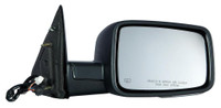 Mirror Passenger Side Dodge Ram 1500 2009-2010 Power Textured Heated With Signal/Puddle Lamp Without Memory/Auto Dimming