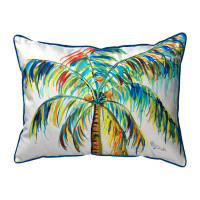 East Urban Home Multi-Color Palm Indoor/Outdoor Pillow