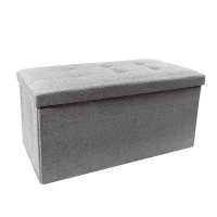 Ebern Designs Koven Upholstered Flip Top Storage Bench