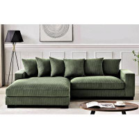 Latitude Run® Morghan 2 - Piece Upholstered Sectional