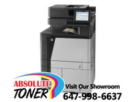 LEASE/BUY HP Color LaserJet Enterprise flow MFP M880 880 Copier Printer Scanner Fax Stapler Finisher Booklet Hole Punch