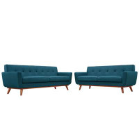 TODAY DECOR Todaydecor Engage Loveseat and Sofa Set of 2