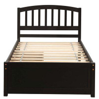 Red Barrel Studio Elegance And Modern Design Twin Platform Storage Bed With Two Drawers And Headboard