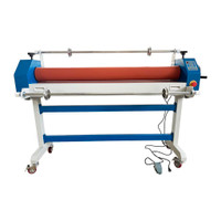 .51inch(1300mm) Electric Manual Cold Laminating Machine with Film Holding Rod Rubber Roller Advertising 026042