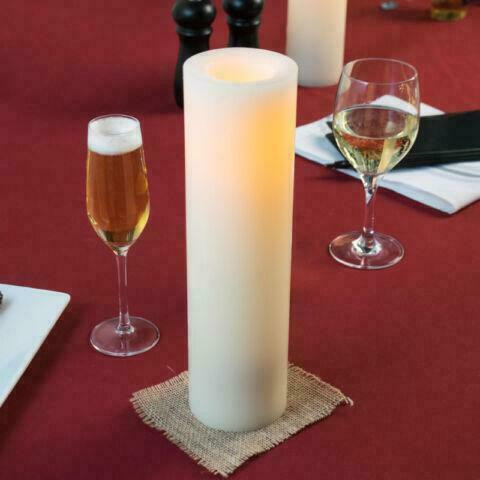 12 Cream Programmable Flameless Real Wax Pillar Candle - 4/Case *RESTAURANT EQUIPMENT PARTS SMALLWARES HOODS AND MORE* in Other Business & Industrial in City of Toronto