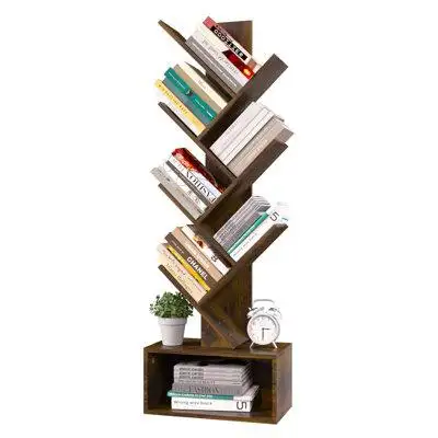 The book shelf combines modern design with vintage colours and it presents a unique personality alon...