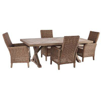 Beachcrest Home Chrissiana Outdoor Dining Table And 4 Chairs