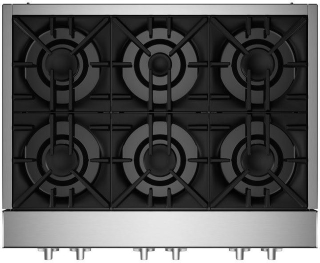 Jenn-Air Rise JGCP436HL 36 Gas Range Top With 6 Burners Stainless Steel Color in Stoves, Ovens & Ranges in Markham / York Region - Image 3