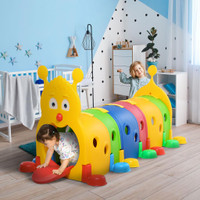 Kids Play Tunnel 106.7" x 39.8" x 41.3" Multicolor