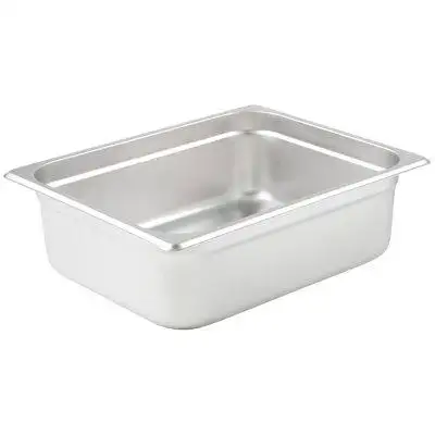 This Winco SPJL-204 is a 1/2-size anti-jam steam table/hotel pan ideal for use in buffets restaurant...