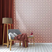 Red Barrel Studio Geometric 10.5'' L X 24" W Peel And Stick Wallpaper Roll