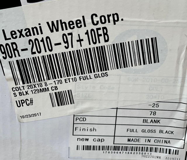 call/text 289 654 7494 (4 New) 20 Rims F250 F350 8x170 20x10 +10 Lexani RBP Colt wheels $999 1789 in Tires & Rims in Toronto (GTA) - Image 4