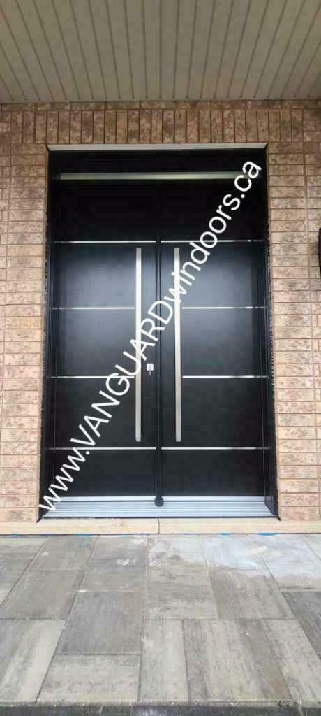 Manufacture direct exterior doors. Steel/Fiberglass, Modern styles, unique designs. Virtual quotes. in Windows, Doors & Trim in Ontario