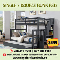 BLOWOUT  SALE  - KIDS BED ** BUNK BED ** STORAGE BED ** TRUNDLE BED ** KIDS BEDROOM SET STARTING FROM