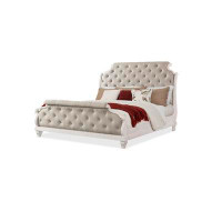 Trisha Yearwood Home Collection Honeysuckle Upholstered Bed, King