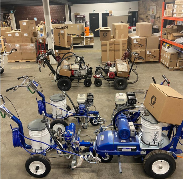 Graco LineDriver HD  Ride-On System 200cc Honda GX Engine Parking Lot Line Marking Painting Paint Sprayer Striping in Other Business & Industrial - Image 2