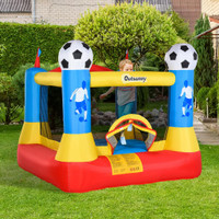 Inflatable castle 88.5" x 86.5" x 76.75" Multi-colored