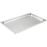 Winco Winco Full Size Straight-Sided Steam Table / Hotel Pan, 25 Gauge, 1.25" Deep
