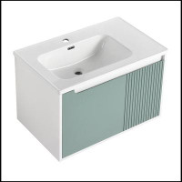 Ebern Designs Floating Bathroom Vanity with Sink 32 Inch for  Bathroom, Bathroom Vanity with Soft Close Door
