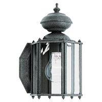 Alcott Hill Mcvicker Polished Brass 1-Light Outdoor Wall Lantern