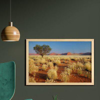 East Urban Home Ambesonne Landscape Wall Art With Frame, Plant Theme Tree Desert Sossusvlei Namibia Southern Africa Phot