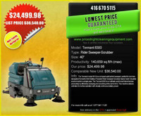 Tennant 8300  Sweeper/Scrubber  HUGE SAVINGS! - $24,499.98