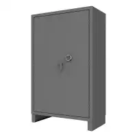 WFX Utility™ Durham A13D9EDFCC2044EE8F0749CACE7A728F Electronic Access Control Cabinet, 4 Shelves