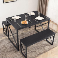 17 Stories Ruddell 4 - Person Dining Set