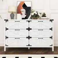 Ebern Designs 6 Drawers Dresser for Bedroom