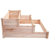 Arlmont & Co. Keta 4 ft x 4 ft Wood Raised Garden Bed