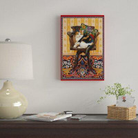 East Urban Home 'Becky on My Father's Desk Chair' Graphic Art Print on Canvas