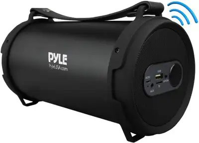 Pyle PBMSPG7 Jovial Portable Wireless Bluetooth Boombox with Rechargeable Battery