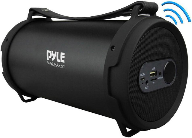 Pyle PBMSPG7 Jovial Portable Wireless Bluetooth Boombox with Rechargeable Battery in Speakers