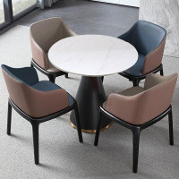 NashyCone Italian light luxury rock table and chair