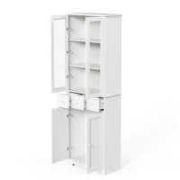 Red Barrel Studio Aces 3-Tier Home Office Bookshelf  Display Cabinet With LED Lights